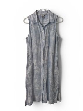 Tommy Bahama 100% Linen Midi Dress Tropical Floral XXS